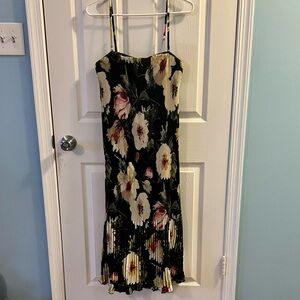 Abercrombie & Fitch Floral Print Dress (Size Medium Petite)